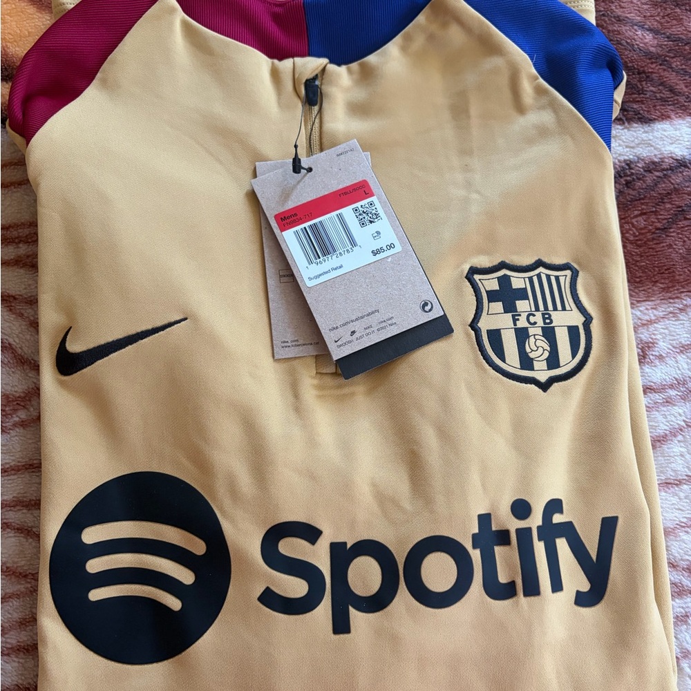 Nike Gold FCB Jersey with Black Details